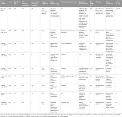 Renal microangiopathy induced by lenvatinib in hepatocellular carcinoma: a case report and literature review